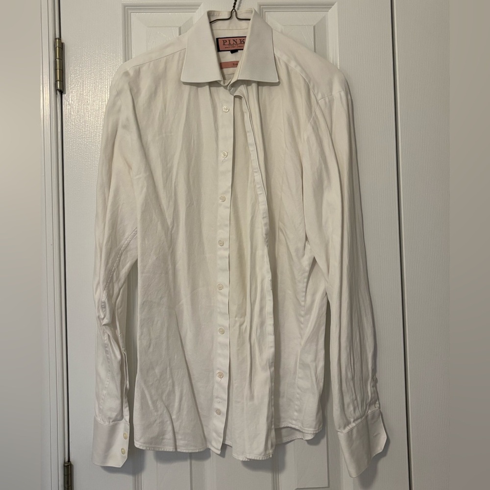 Thomas Pink Classic White Dress Shirt